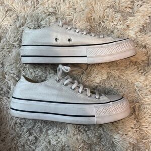 White Platform Sneakers